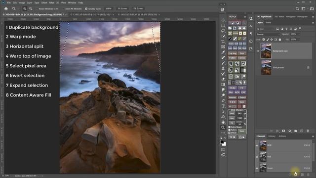 Correct Wide-Angle Perspective Distortion In Photoshop смотреть онлайн
