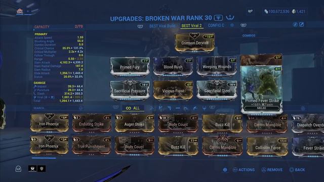 Warframe- Broken War Build 2021 [4 forma] Insane Red Crits | Update 30.5 смотреть онлайн