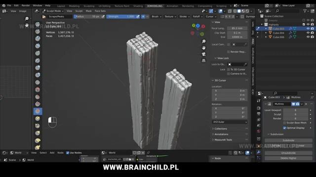 Stylised 3D Modular WOODEN WALL in Blender, Substance and UE5 | 3D Modeling & Texturing | 3D Model смотреть онлайн