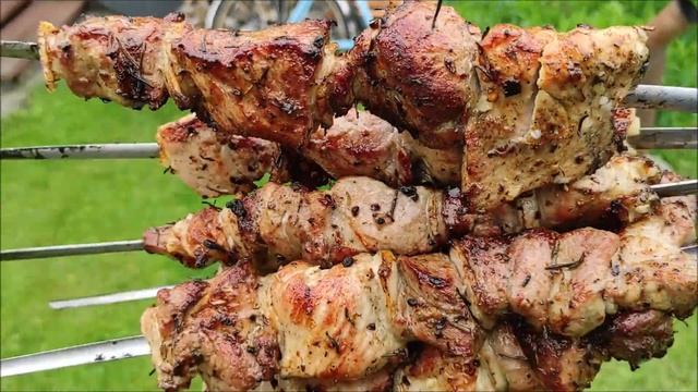 Шашлык свиной с бараньим курдюком.ВКУСНЫЙ ШАШЛЫК. смотреть онлайн