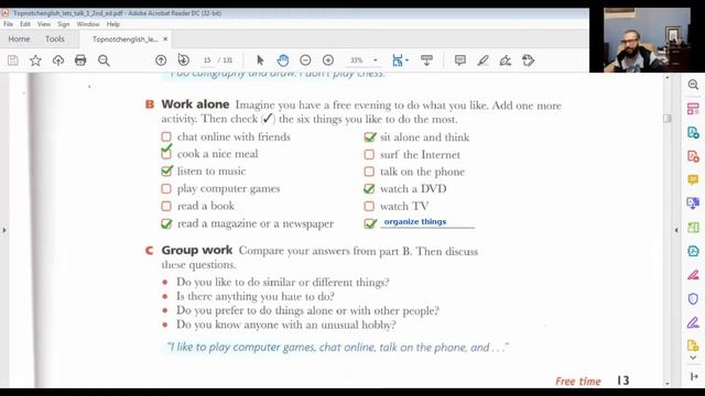 Free time activities - Conversation смотреть онлайн