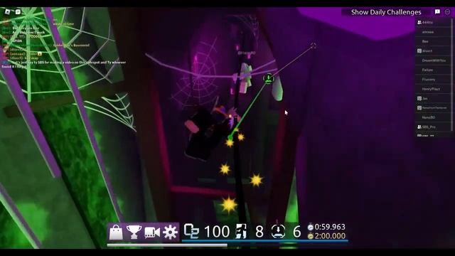 All 5 shortcuts on Spider Dungeon (Monthly Highlight - Crazy) - Flood Escape 2 - Roblox смотреть онлайн
