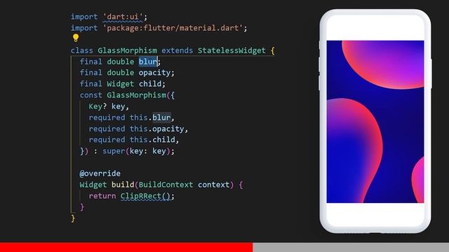 Flutter Glassmorphism Button смотреть онлайн
