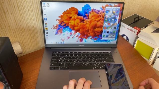 Как работает MagicLink в Honor MagicBook 15 смотреть онлайн