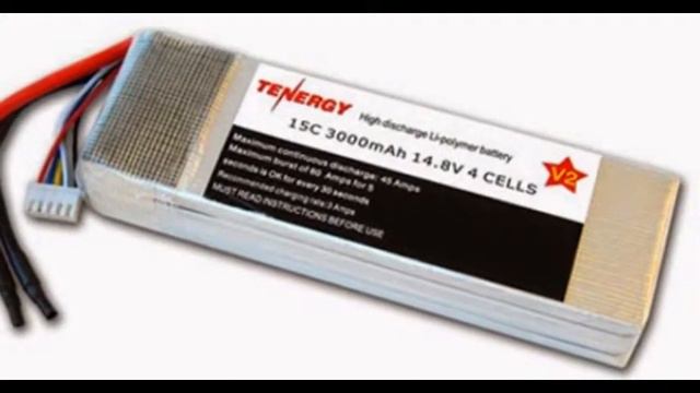 14.8 Volt 3000mAh 15C LiPoly Lipo 4 Cell Battery Pack