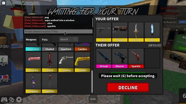 W/F/L? Trading For Virtual Set (MM2). смотреть онлайн