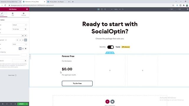 Create a Pricing Table with Monthly/Yearly Toggle Switch in WordPress using Elementor смотреть онлайн