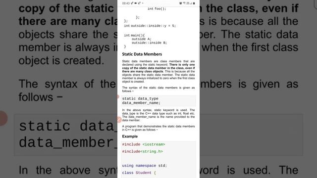 Static variables and functions, Scope resolution operator смотреть онлайн