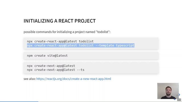 React Course, part 6.2: Initializing a React Project смотреть онлайн