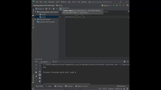 Learn Python (the hard way )| EX2 : Comments and Pound Characters смотреть онлайн