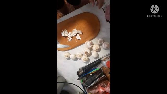 Микс суп продуктов в сливках