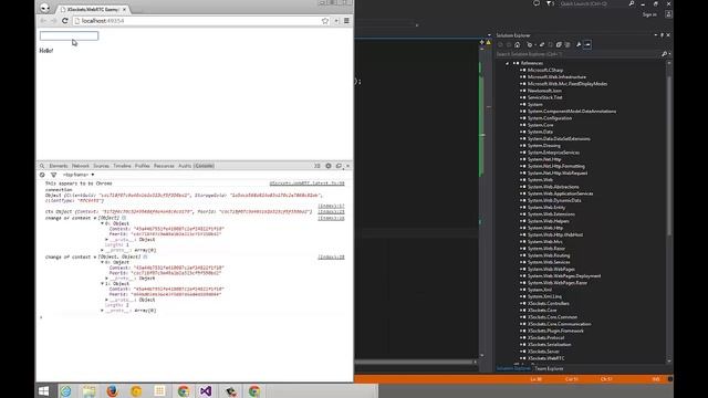 Build a simple WebRTC Chat + Video Conference in 30 mins using XSockets.NET (Take two) смотреть онлайн