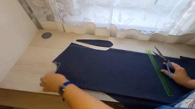 Халат без бокового шва.Быстро и  очень просто