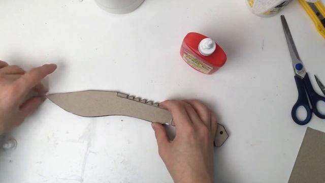 Как сделать KUKRI “Propfet”из картона|Standoff 2 смотреть онлайн