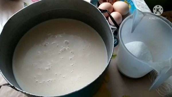 Очень вкусное молозиво!!! Как приготовить молозиво!!!