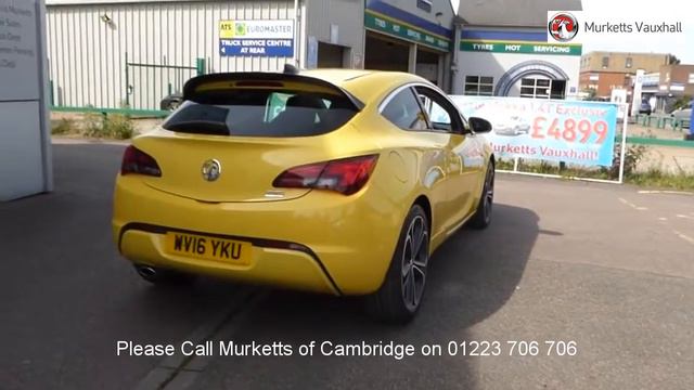 WV16YKU Vauxhall Astra GTC LIMITED EDITION 1.4l MURKETTS CAMBRIDGE смотреть онлайн