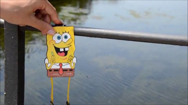 Cartoon Sponge Bob and big spiderweb/Губка Боб и большая паутина смотреть онлайн
