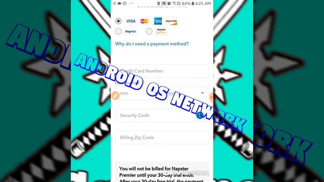 how to bin napster premium account for free 30 days смотреть онлайн