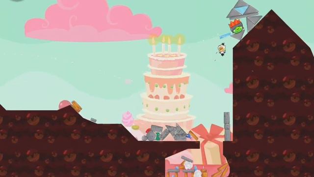 Angry Birds Birdday Party Cake 4 Level 14 Mighty Eagle Walkthrough смотреть онлайн