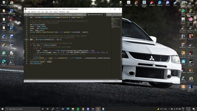 python deep learning with opencv.py смотреть онлайн