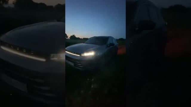EXEED LX Ночной Обзор Салона Автомобиля и Внешней Оптики в Туман смотреть онлайн