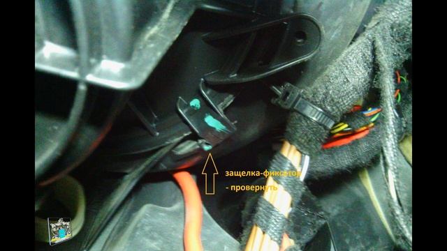 Снятие мотора печки - Mercedes W212 C-class смотреть онлайн