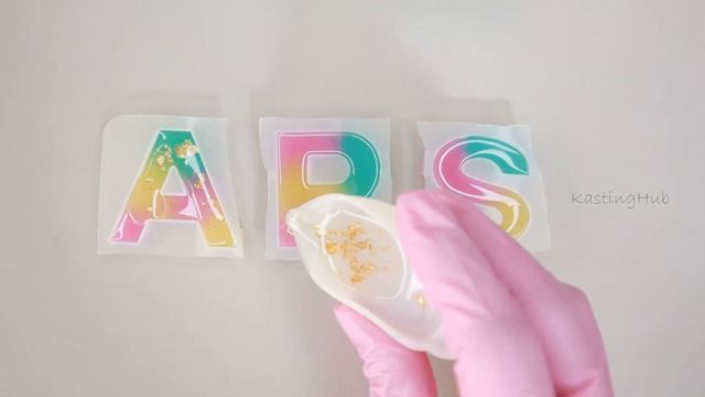 Resin Alphabet Keychains | Keychain Letter For Beginners | Letter Resin Keychain Tutorial