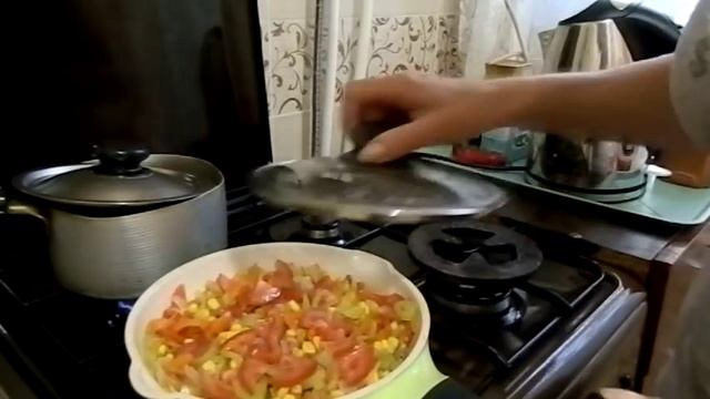 Рис отварной с овощами и грибами смотреть онлайн