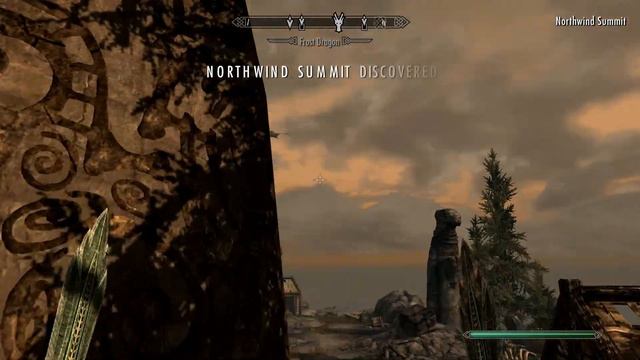 Skyrim - Sneak attack Frost Dragon Overkill смотреть онлайн