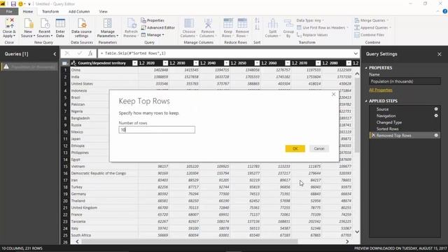 Area Chart Power BI смотреть онлайн