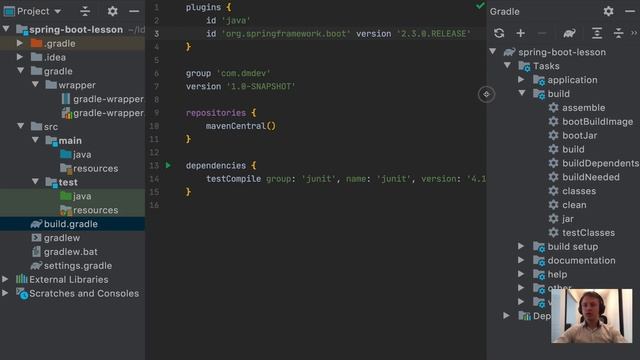 Spring Boot. 1.1 Первое приложение
