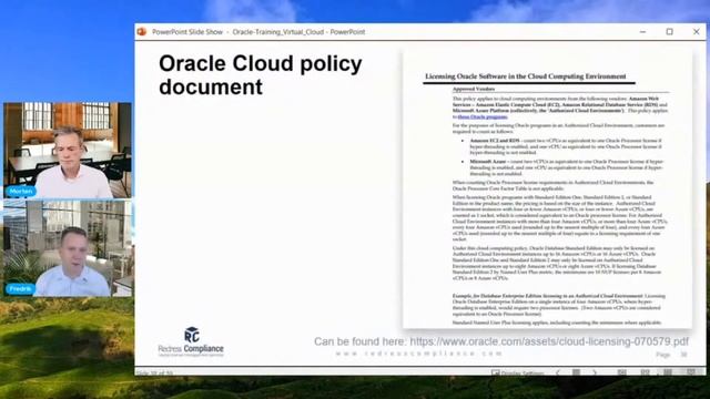 Oracle License Training: Licensing virtual env. and Cloud Licensing смотреть онлайн
