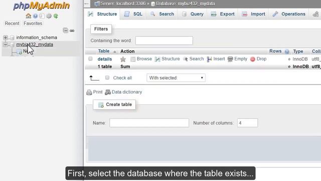 phpMyAdmin Tools - Delete Fields смотреть онлайн