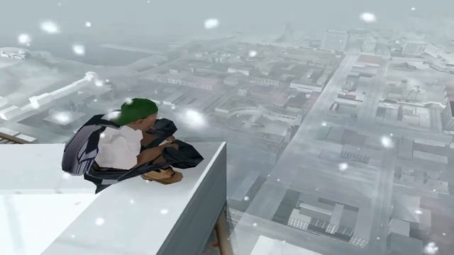 CJ Y SU HIJO SE PREPARAN PARA LA NAVIDAD GTA SAN ANDREAS LOQUENDO смотреть онлайн