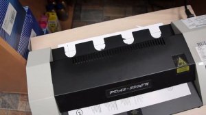 Ламинатор Bulros PDA3-330CN. Чистка валов ламинатора.