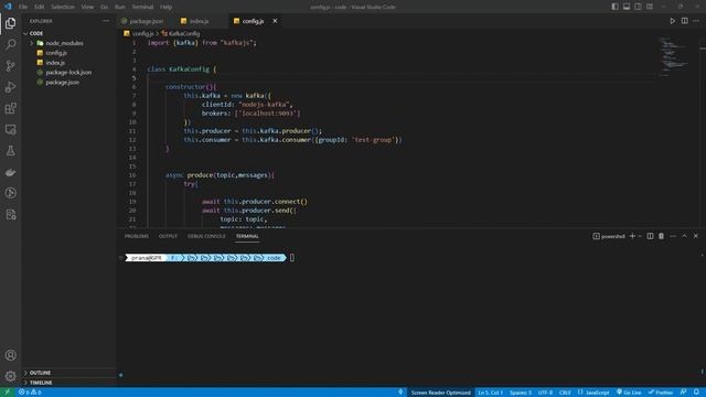 Apache Kafka Node js Producer and Consumer смотреть онлайн
