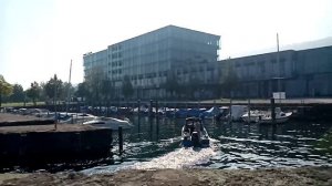 Германо-швейцарская граница по озеру Боден.