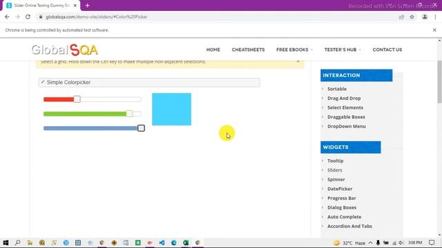 Selenium VBA - Actions Class (DragAndDropByOffset) смотреть онлайн