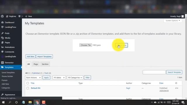Cara Import File JSON Elementor смотреть онлайн