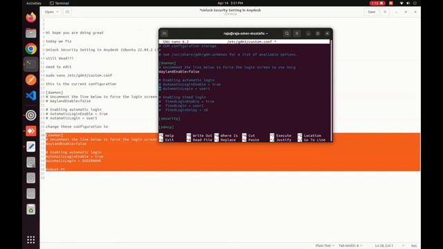 AnyDesk Security Settings Unlock Guide For Ubuntu | Step By Step Tutorial