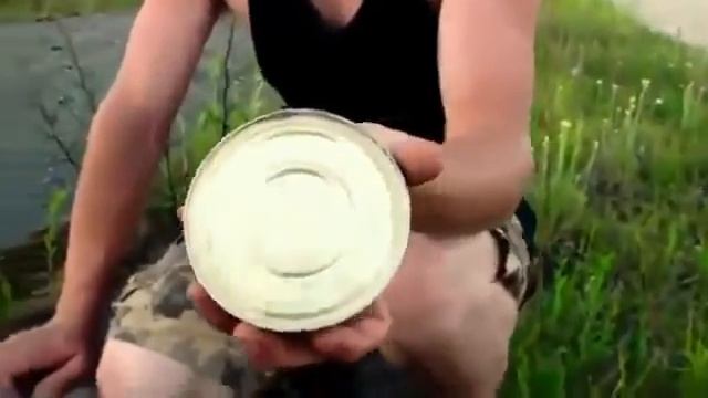 Как открыть консервы без ножа смотреть онлайн