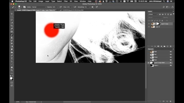 Cutting Out Hair And Removing Fringe With Photoshop