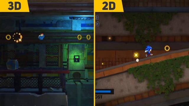 Sonic Forces (2017) 3D vs 2D Fan Game | Graphics Comparison смотреть онлайн