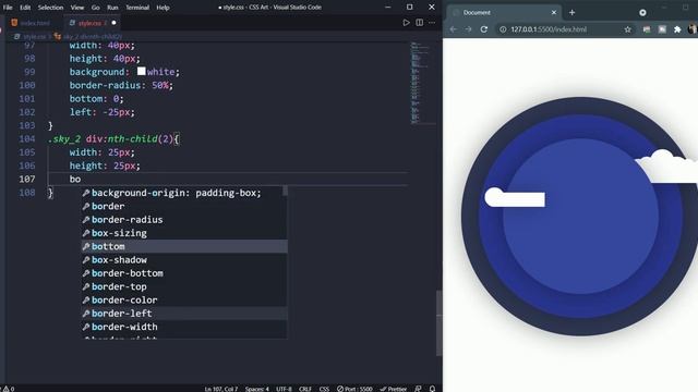 Illustration in CSS || HTML CSS AND JS смотреть онлайн