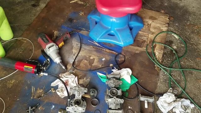 EXCELL 2500 PSI PRESSURE POWER WASHER DEVILBISS WATER PUMP BROKEN FLANGE BEARING HOUSING REBUILD FI смотреть онлайн