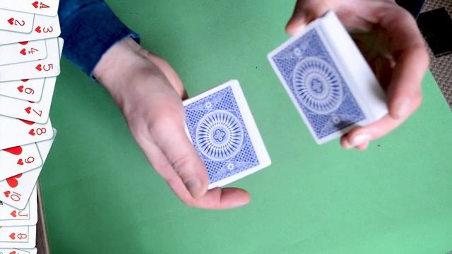 Ложная перетасовка карт. False Shuffle. смотреть онлайн