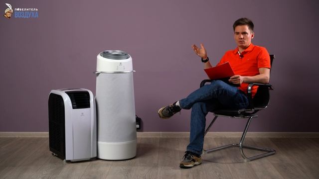 Кондиционер без воздуховода. Мобильный кондиционер без гофры. смотреть онлайн
