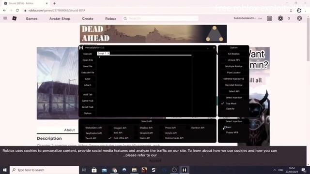 Roblox Executor FREE No Key! // Electron Executor 2021