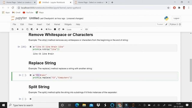 String Modify upper(), lower().. in Anaconda смотреть онлайн