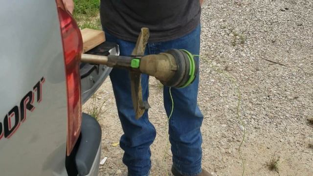 EGO 56 volt trimmer, demo смотреть онлайн